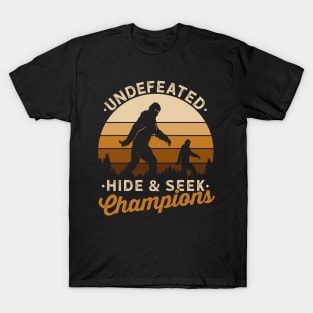 Hide And Seek Champion Undefeated T-Shirt